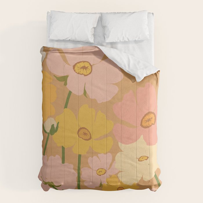 Flower Market - Ranunculus #1 Comforter Gallery Image 6