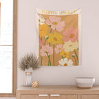 Flower Market - Ranunculus #1 Wall Tapestry Gallery Image 2