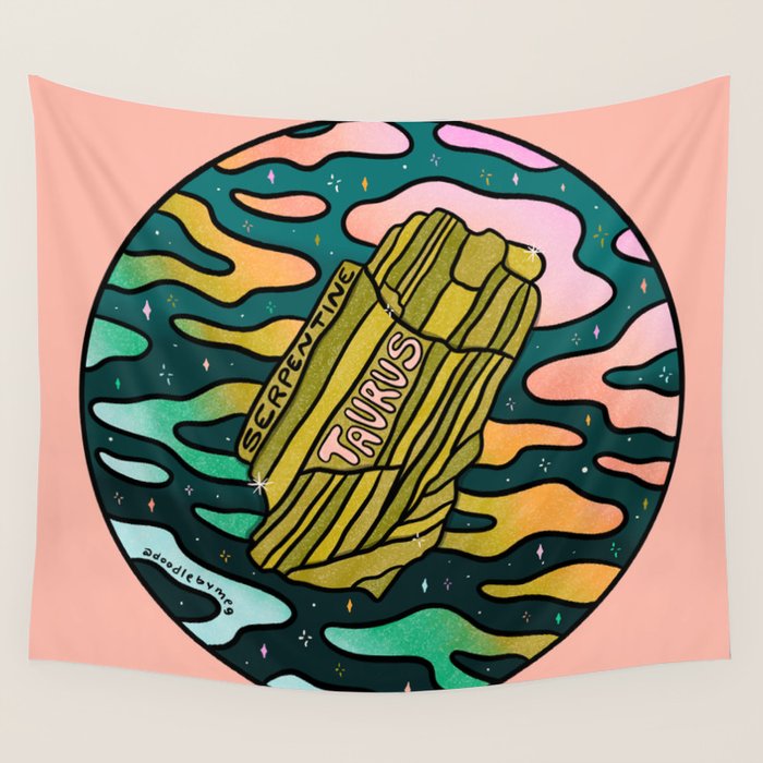 Taurus Crystal Wall Tapestry Gallery Image 1