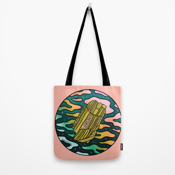 Taurus Crystal Tote Bag Gallery Image 2