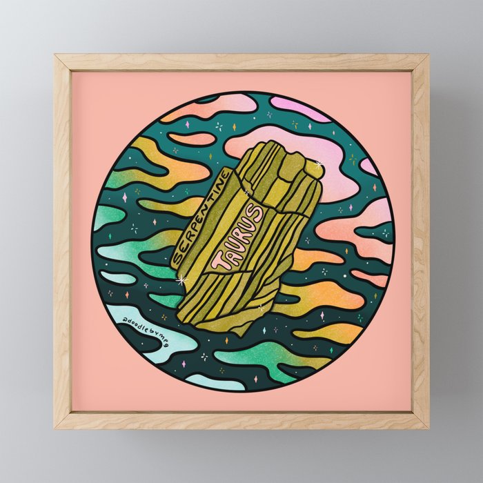 Taurus Crystal Mini Art Print Gallery Image 1