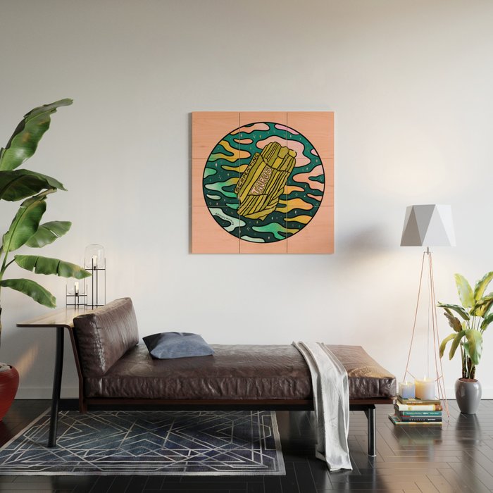 Taurus Crystal Wood Wall Art Gallery Image 2