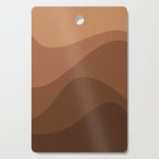 Abstract Color Waves - Desert Tones Cutting Board Gallery Image 1
