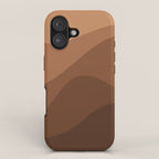 Abstract Color Waves - Desert Tones iPhone Case Gallery Image 1