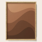 Abstract Color Waves - Desert Tones Serving Tray Gallery Image 1