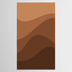 Abstract Color Waves - Desert Tones Tablecloth Gallery Image 2