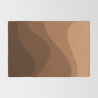 Abstract Color Waves - Desert Tones Rug Gallery Image 2