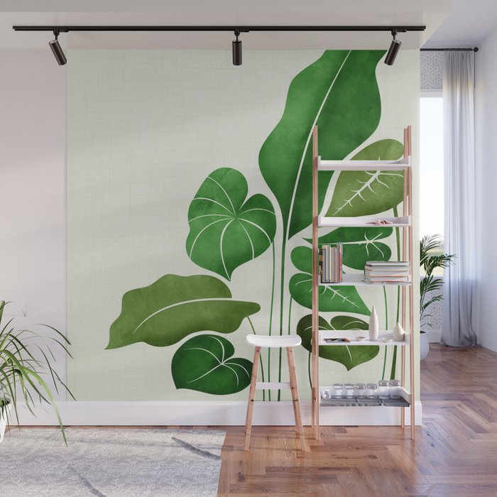 Cacophony Plant Illustration Wall Mural Gallery Image 1