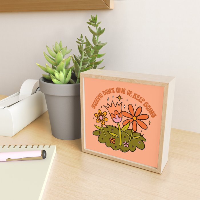 Scorpio Flower Mini Art Print Gallery Image 2