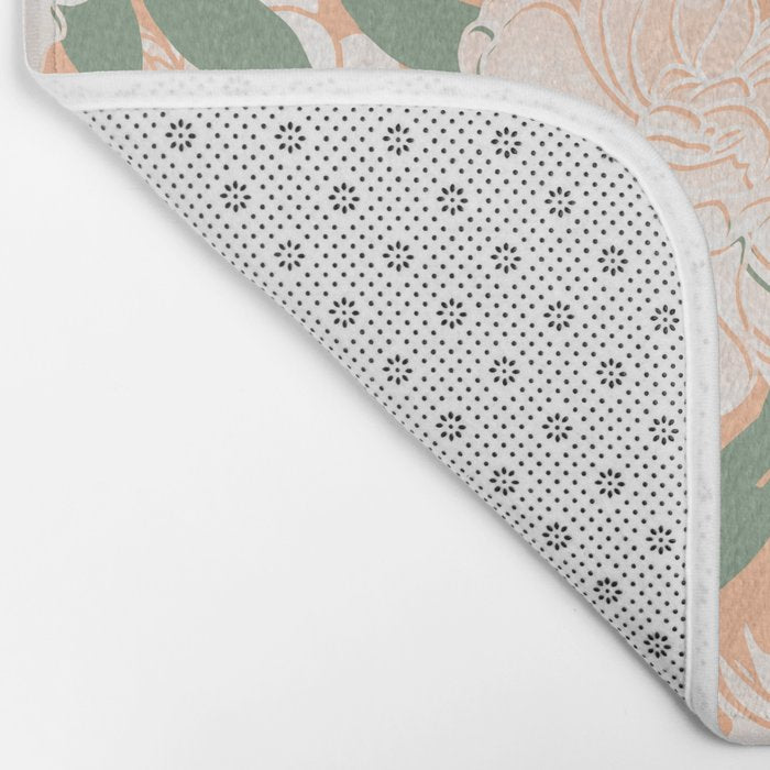 Modern floral blooms PGM7 Bath Mat Gallery Image 2