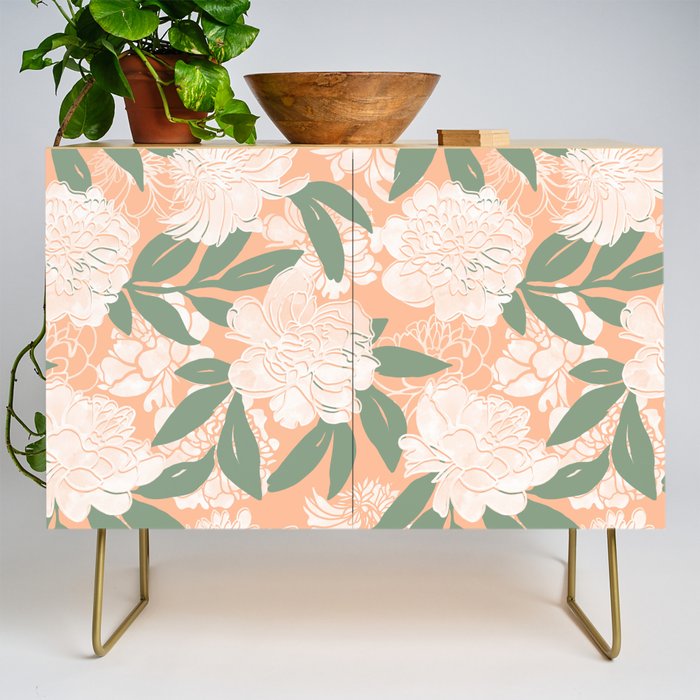 Modern floral blooms PGM7 Credenza Gallery Image 1