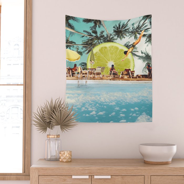 Key Lime Sky Wall Tapestry Gallery Image 2