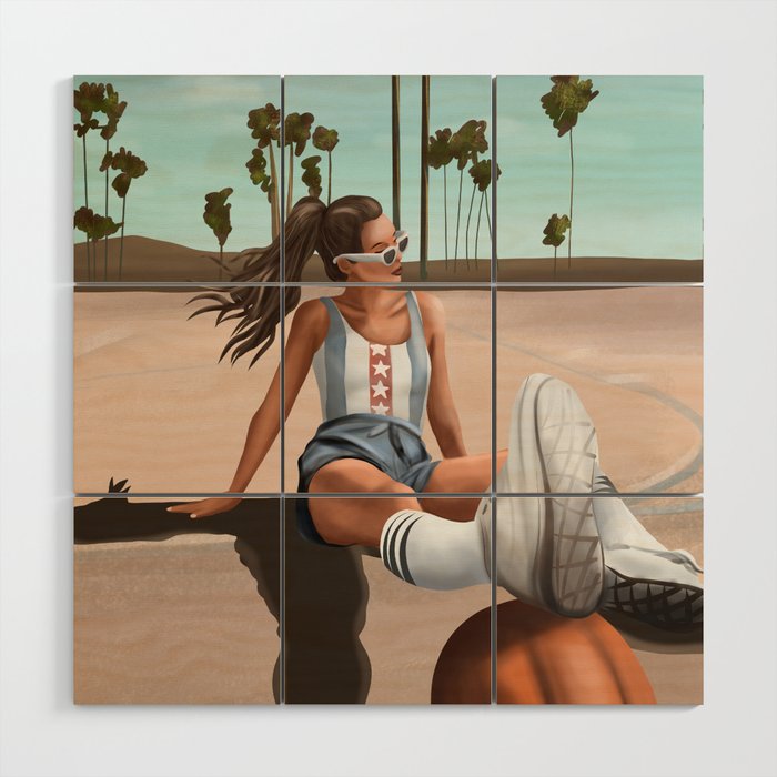 West Coast Vibes Wood Wall Art Gallery Image 1