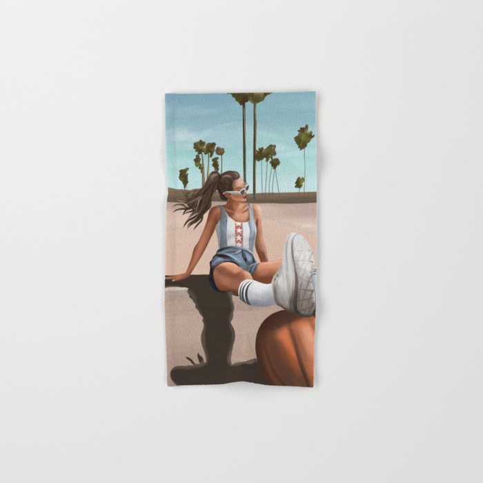 West Coast Vibes Bath Towel Gallery Image 1