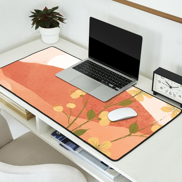 Desert Bloom 02 Desk Mat Gallery Image 2
