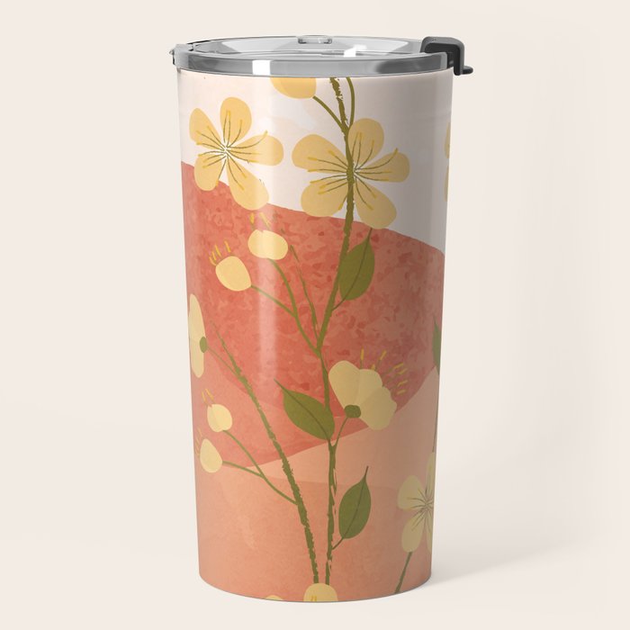 Desert Bloom 02 Travel Mug Gallery Image 2