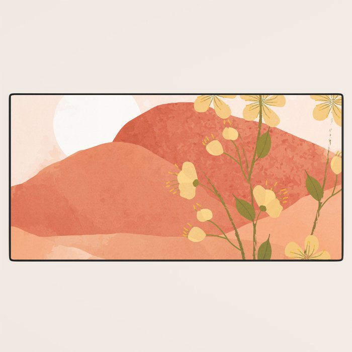 Desert Bloom 02 Desk Mat Gallery Image 3