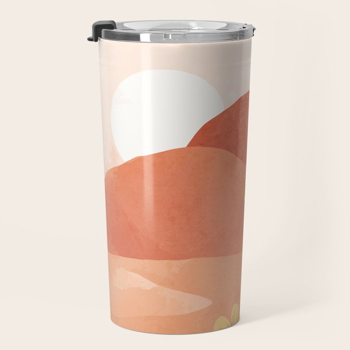 Desert Bloom 02 Travel Mug Gallery Image 3