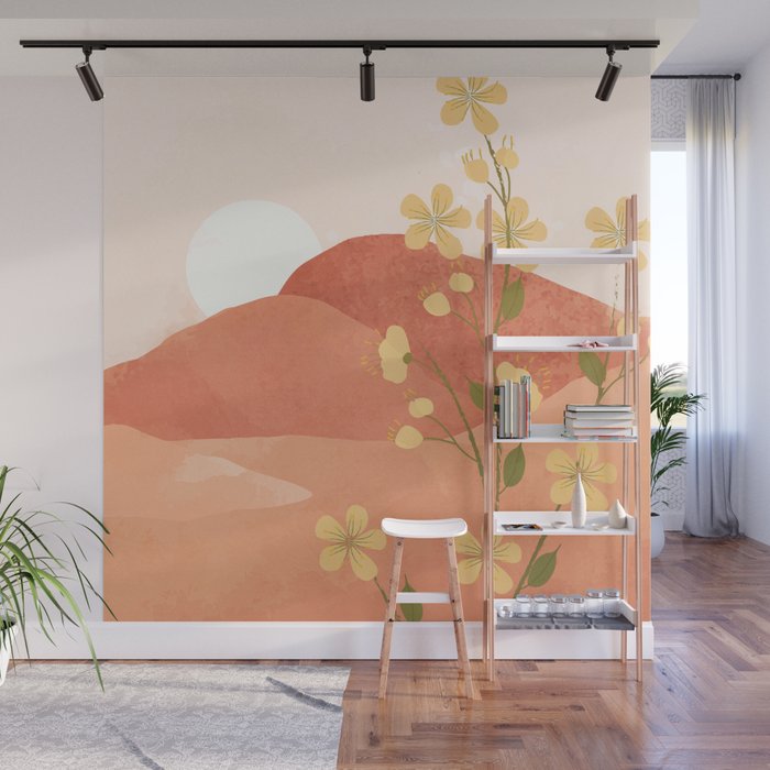 Desert Bloom 02 Wall Mural Gallery Image 1