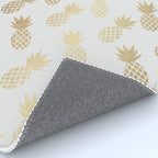Gold Pineapple Pattern Rug Gallery Image 4
