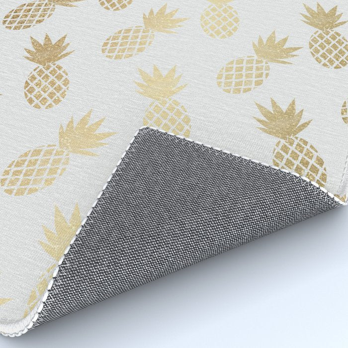 Gold Pineapple Pattern Rug Gallery Image 4