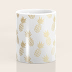 Gold Pineapple Pattern Coffee Mug Gallery Image 4