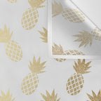 Gold Pineapple Pattern Wall Tapestry Gallery Image 3