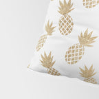 Gold Pineapple Pattern Pillow Sham Gallery Image 4