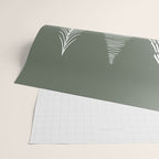 Xmas Trees Green Wrapping Paper Gallery Image 2