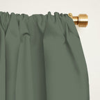Xmas Trees Green Window Curtain Gallery Image 2