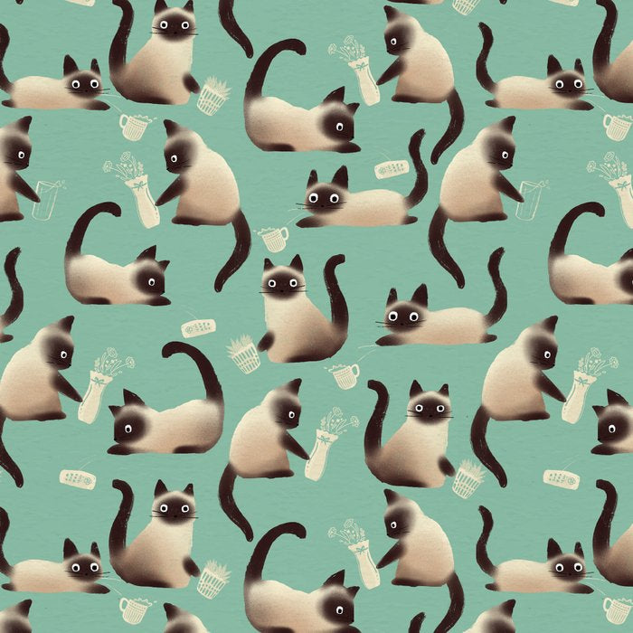 Bad Siamese Cats Knocking Stuff Over Coffee Mug Gallery Image 2