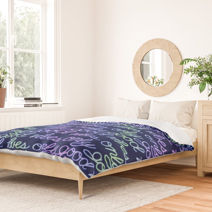 Good Vibes Only Duvet Cover Gallery Image 2