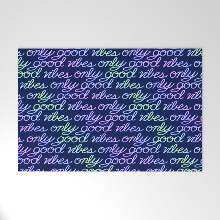 Good Vibes Only Welcome Mat Gallery Image 1