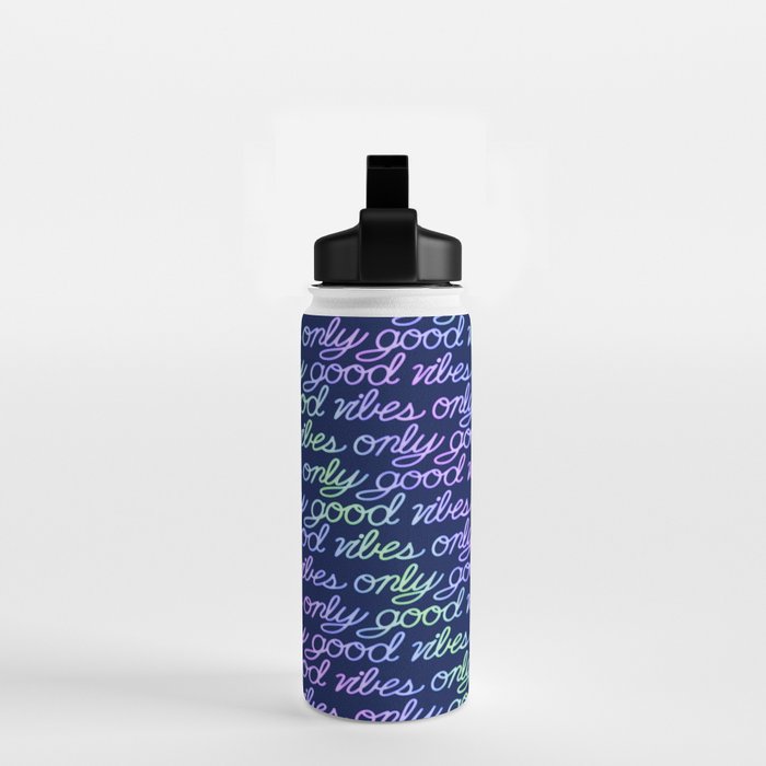 Good Vibes Only Water Bottle Gallery Image 2
