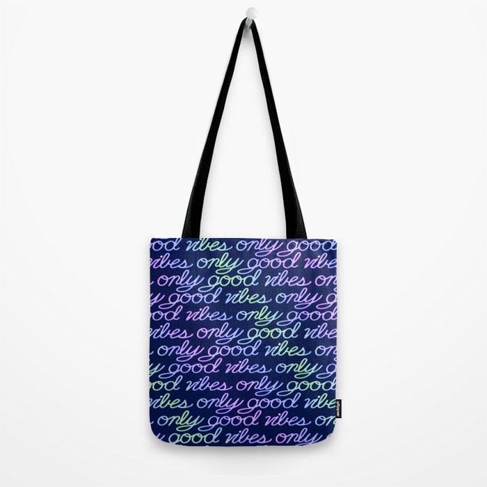 Good Vibes Only Tote Bag Gallery Image 2
