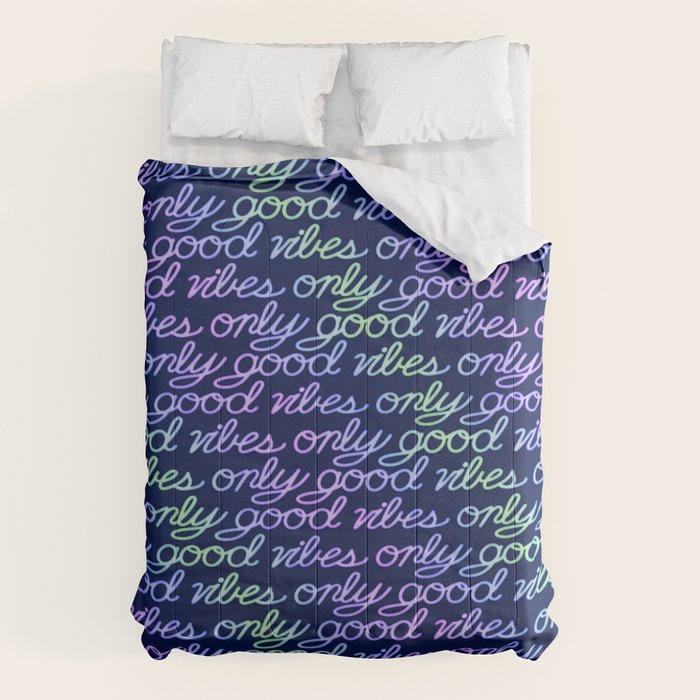 Good Vibes Only Comforter Gallery Image 6