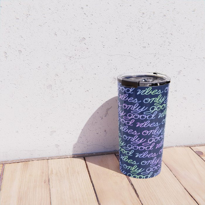 Good Vibes Only Travel Mug Gallery Image 4