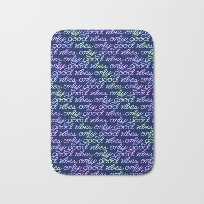 Good Vibes Only Bath Mat Gallery Image 1