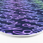 Good Vibes Only Bath Mat Gallery Image 3