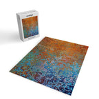 Vintage Rust, Copper and Blue Jigsaw Puzzle Gallery Image 2