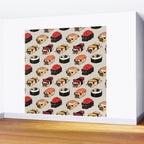 Sushi Pug Wall Mural Gallery Image 2