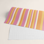Classic Stripes XXV - Pink Orange Yellow Wrapping Paper Gallery Image 2