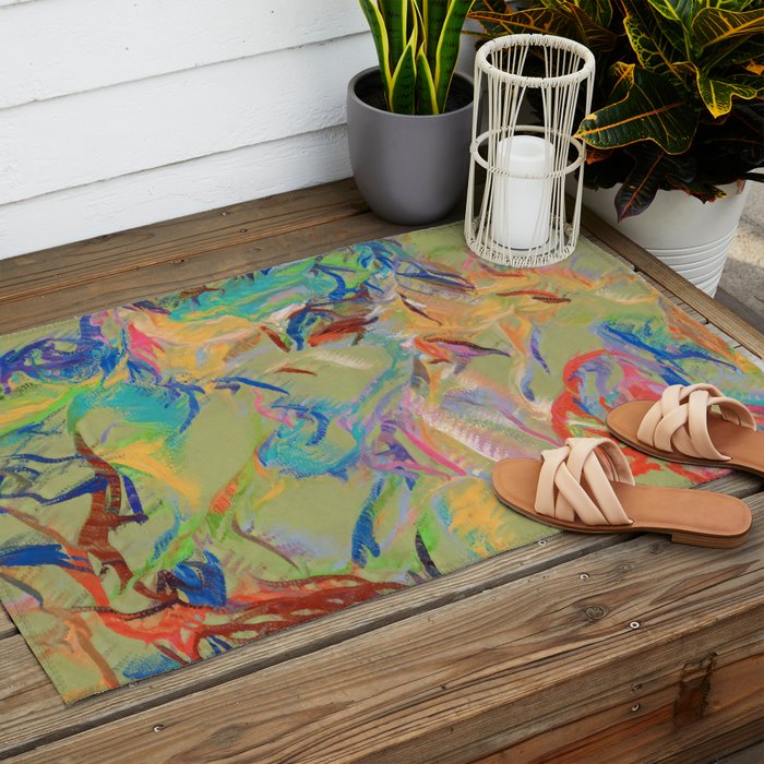Bird Nests Outdoor Rug Gallery Image 2