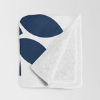 Bold Colorful Teal Green Navy Dahlia Flower Burst Petals Throw Blanket Gallery Image 3