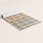 Gingham Patchwork Eclectic Autumn Plaid Pattern Yoga Mat Gallery Image 2