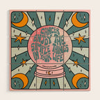 Cancer Crystal Ball Wood Wall Art Gallery Image 1
