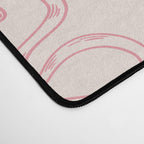 Spring Toile Print in Pink Desk Mat Gallery Image 4