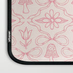 Spring Toile Print in Pink Laptop Sleeve Gallery Image 3