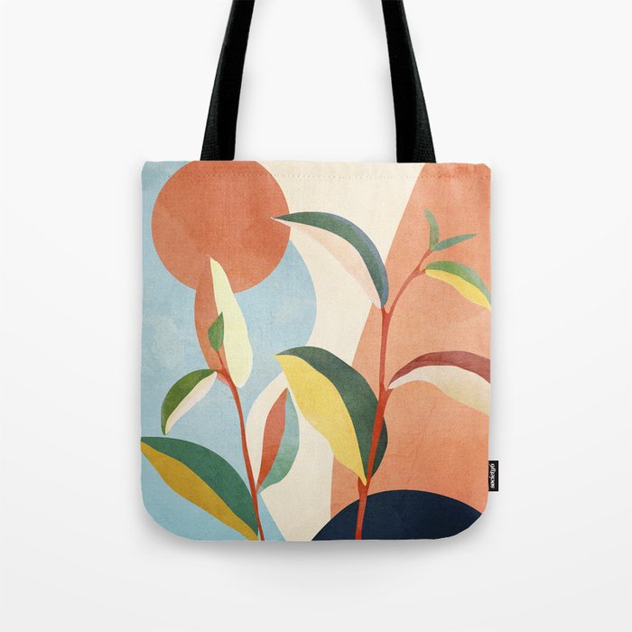 Colorful Branching Out 17 Tote Bag Gallery Image 1
