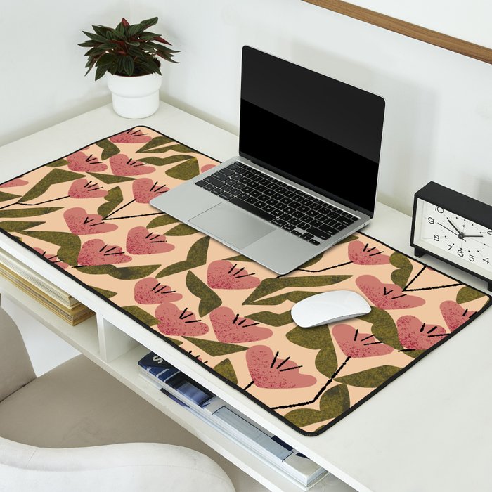 Wild Tulips Desk Mat Gallery Image 2